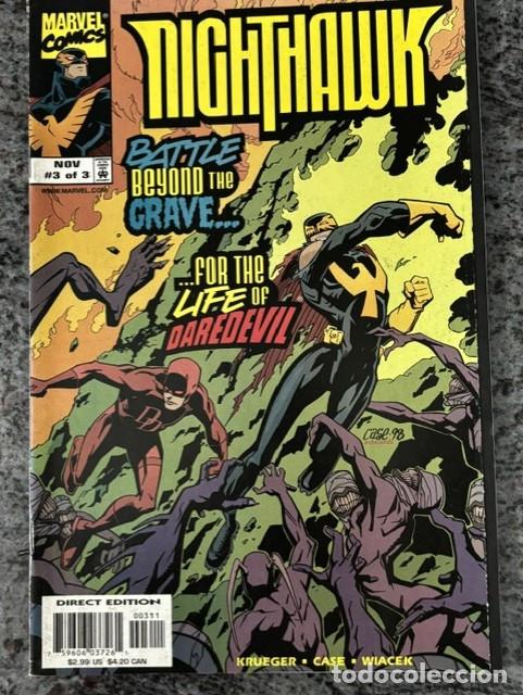 C&oacute;mics: NIGHTHAWK . MINISERIE COMPLETA 1 AL 3, ORIGINAL MARVEL (1998). NUEVOS. - Foto 4
