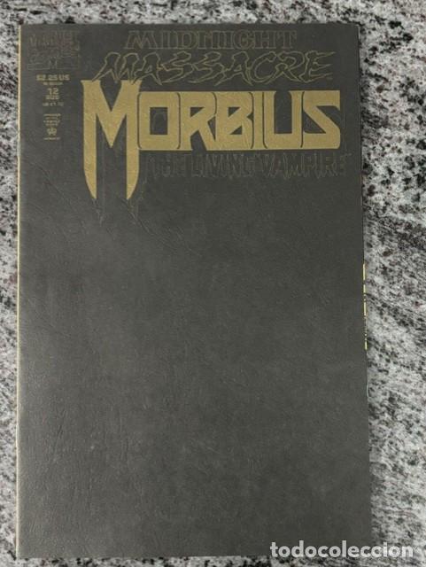 C&oacute;mics: MORBIUS THE LIVING VAMPIRE N&ordm; 12 (AGOSTO 1993). ORIGINAL MARVEL. PORTADA DOBLE. NUEVO