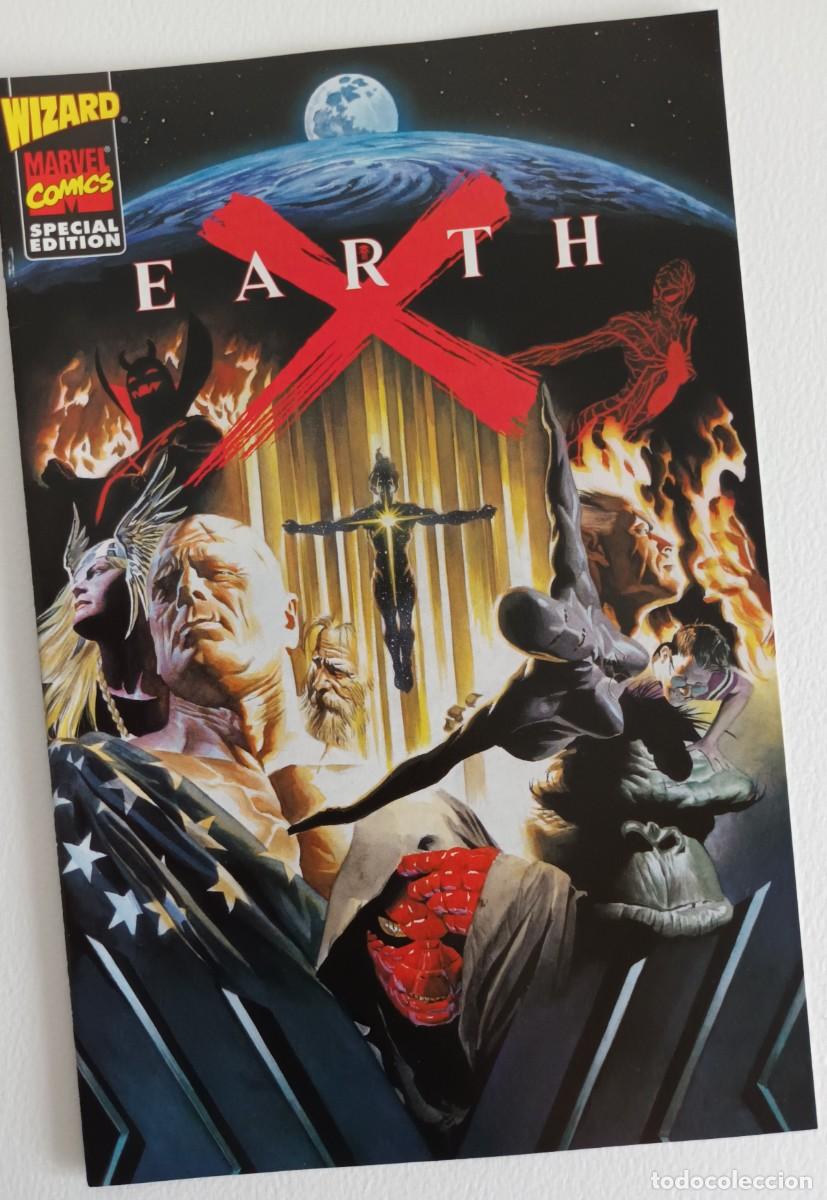 C&oacute;mics: Earth X, Wizard Special Edition. Bocetos de Alex Ross