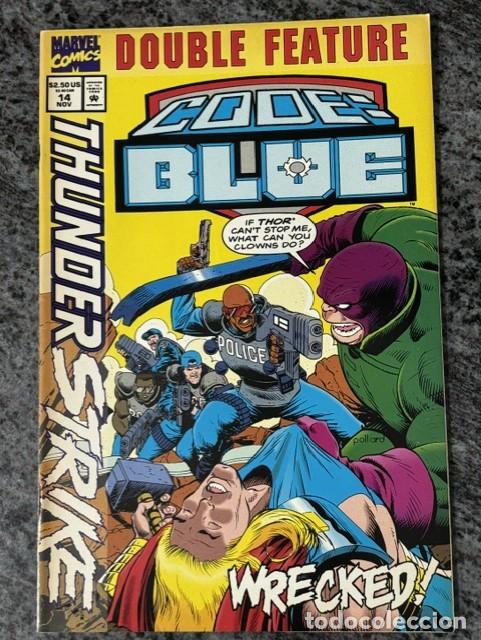 C&oacute;mics: THUNDERSTRIKE N&ordm; 14 (NOVIEMBRE 1994). DOUBLE FEATURE. FLIP BOOK CODE : BLUE ORIGINAL MARVEL. NUEVO - Foto 2