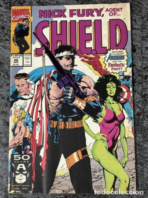 C&oacute;mics: NICK FURY AGENT OF SHIELD N&ordm; 26 (AGOSTO 1991). ORIGINAL MARVEL. ACEPTABLE ESTADO