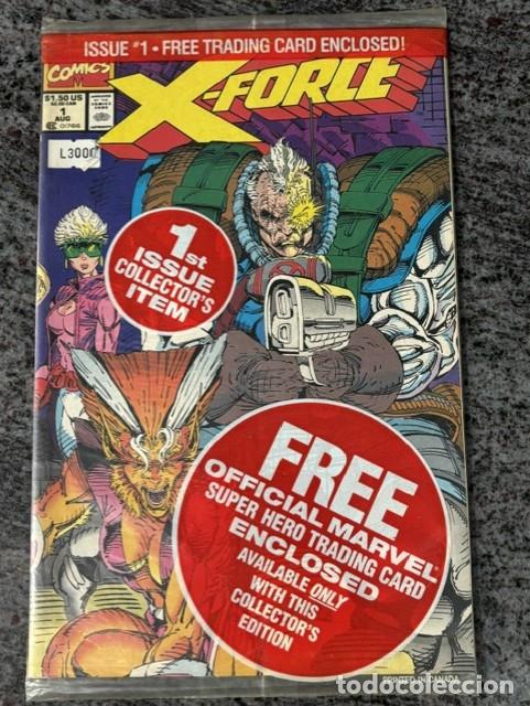 C&oacute;mics: X-FORCE N&ordm; 1 (AGOSTO, 1991). ORIGINAL MARVEL. NUEVO SELLADO CON TRADING CARD