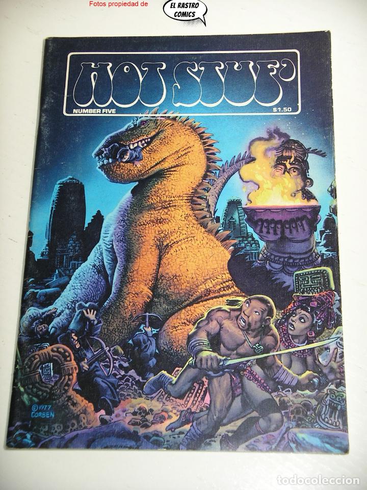 C&oacute;mics: Hot Stuf n&ordm; 5 number five, Richard Corben y otros, Sal Quartuccio USA 1977, ingl&eacute;s
