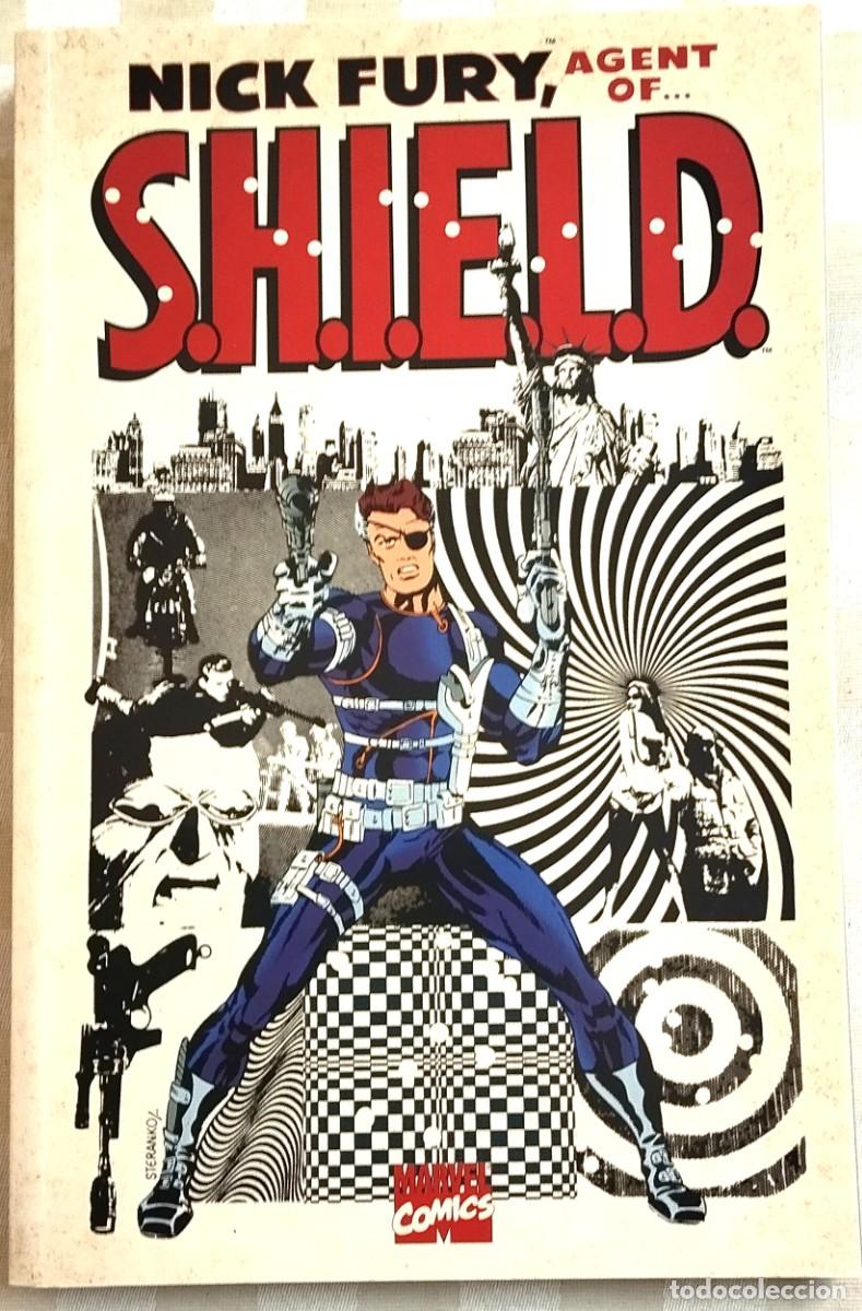 C&oacute;mics: Nick Fury, Agent of Shield, novela gr&aacute;fica, Marvel Comics, ingl&eacute;s