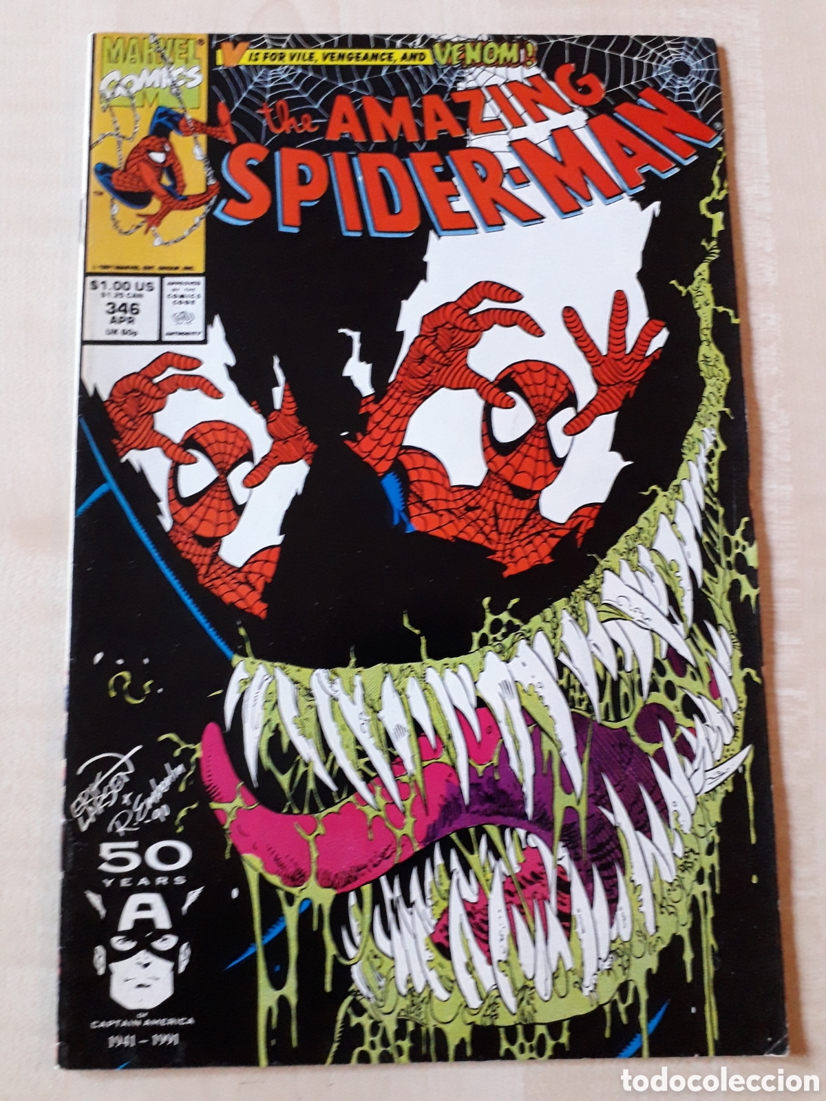 C&oacute;mics: THE AMAZING SPIDERMAN #346. MUY BUEN ESTADO. ORIGINAL USA