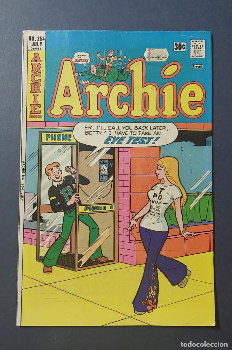 C&oacute;mics: Archie N&ordm; 254 A&ntilde;o 1976 Original U.S.A. Ref C-25