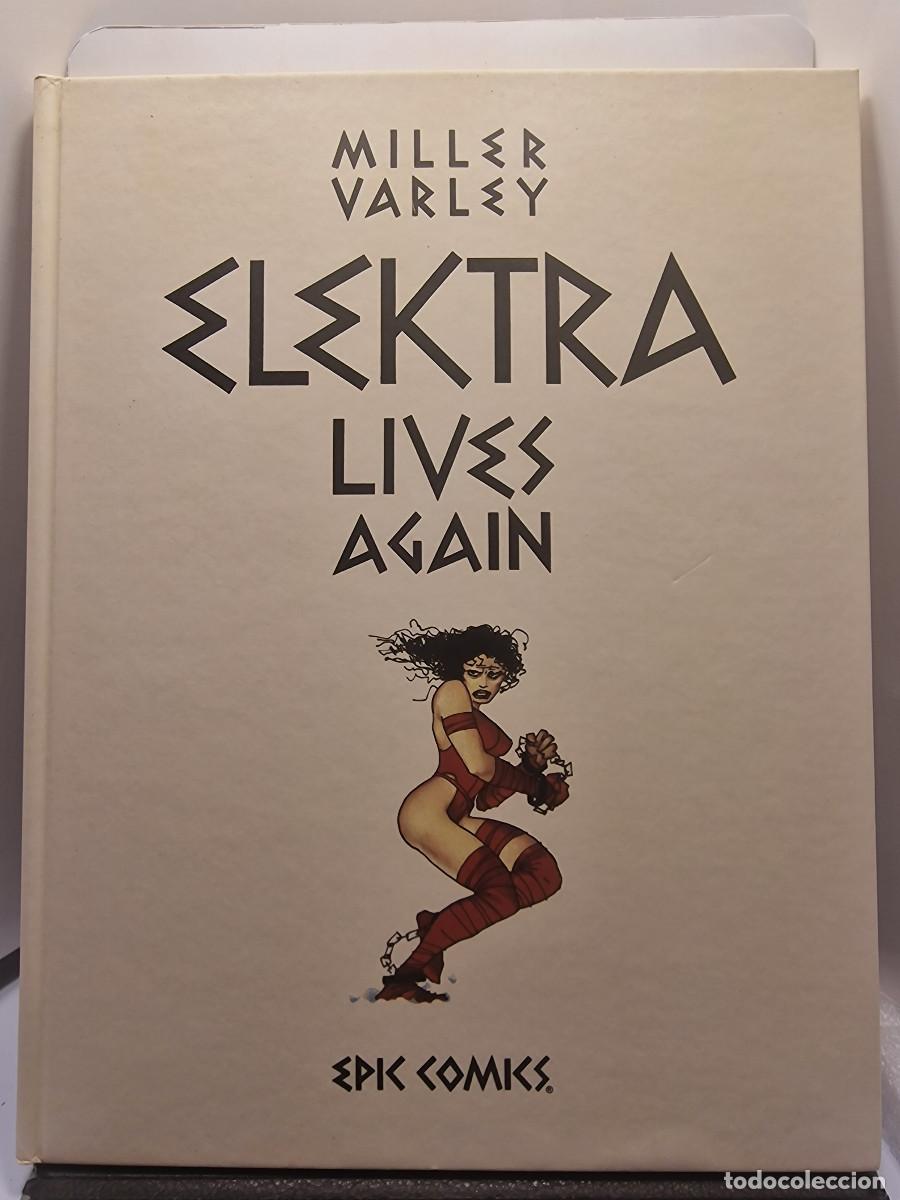 C&oacute;mics: ELEKTRA LIVES AGAIN - FRANK MILLER, OVERSIZE HARDCOVER GRAPHIC NOVEL 1st Edition