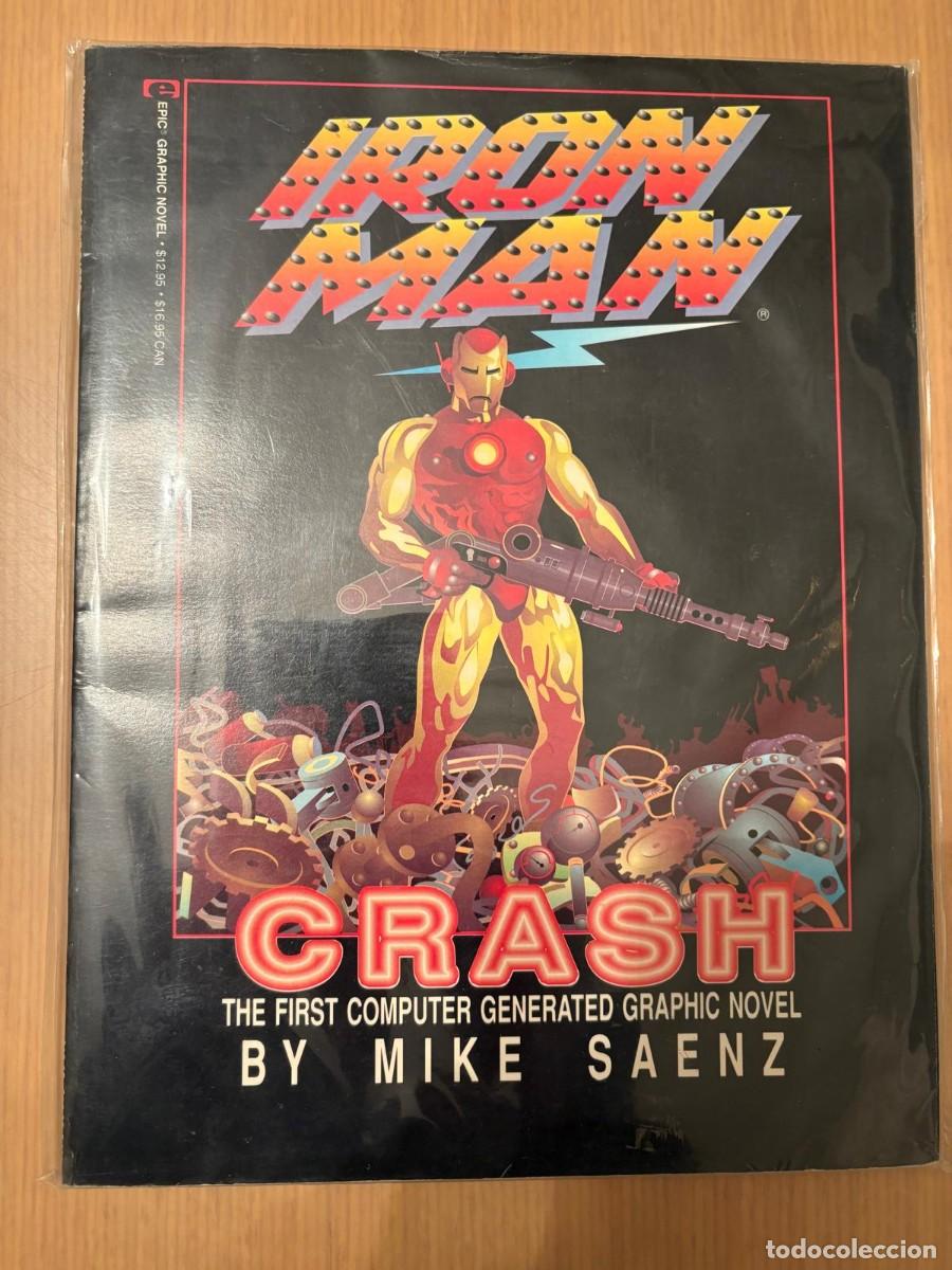 C&oacute;mics: Iron Man crash novel graphic estado bueno