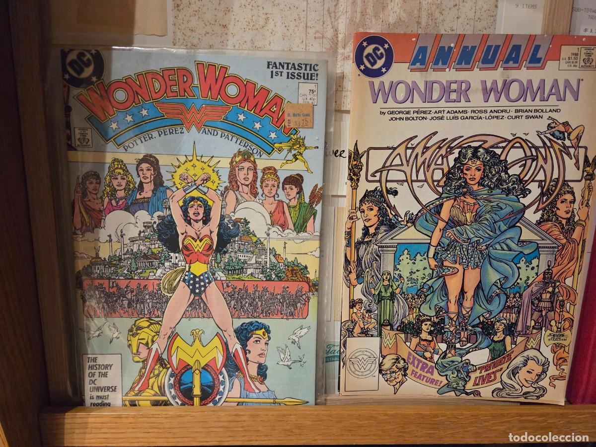 C&oacute;mics: WONDER WOMAN USA EN INGLES 2&ordf; SERIE 1987 ANNUAL 1987+33 N&ordm; DEL 1 AL 34(FALTAN 20/25)