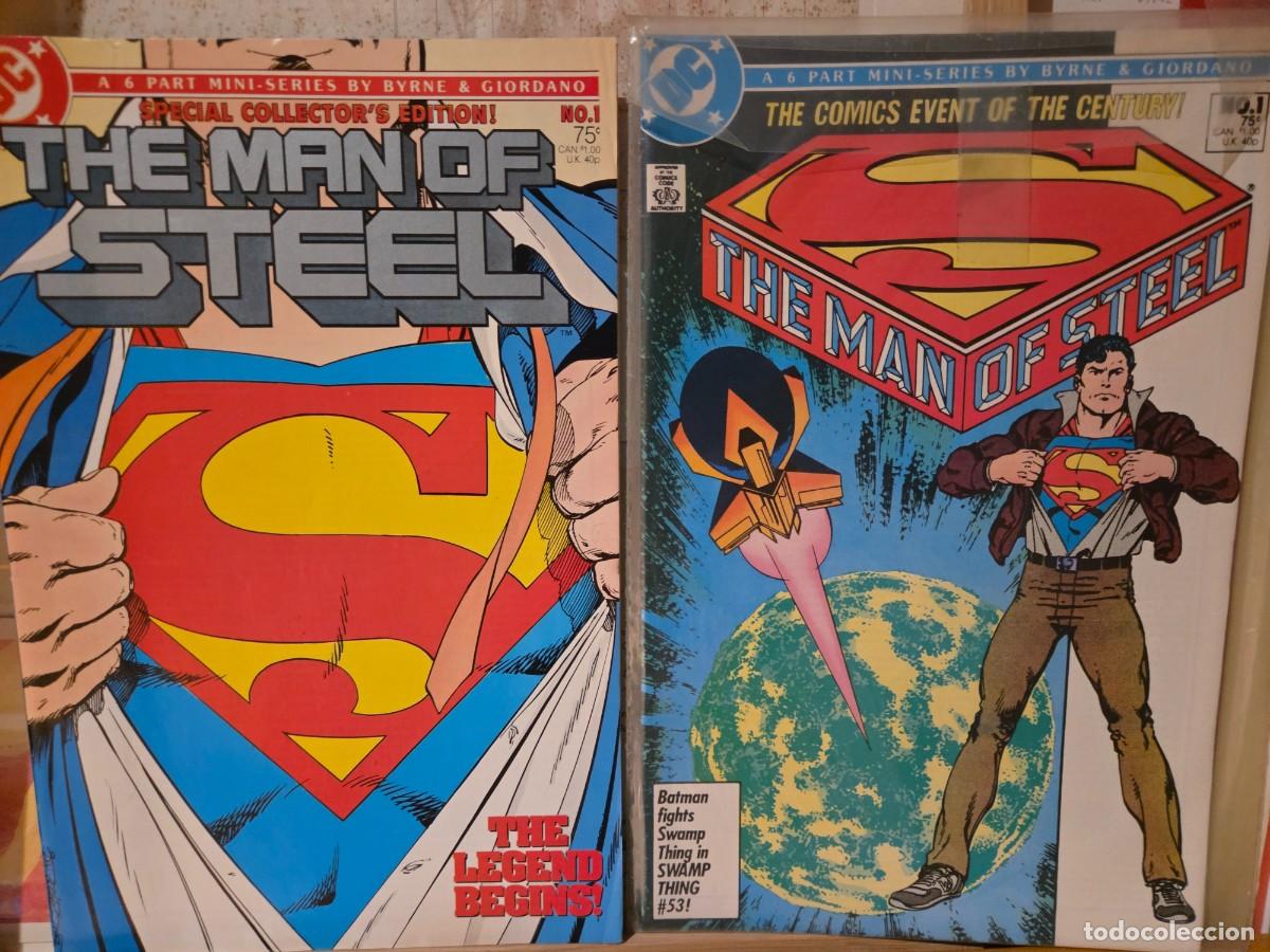 C&oacute;mics: MAN OF STEEL USA EN INGLES 1986 COLECCION COMPLETA 6 N&Uacute;MEROS