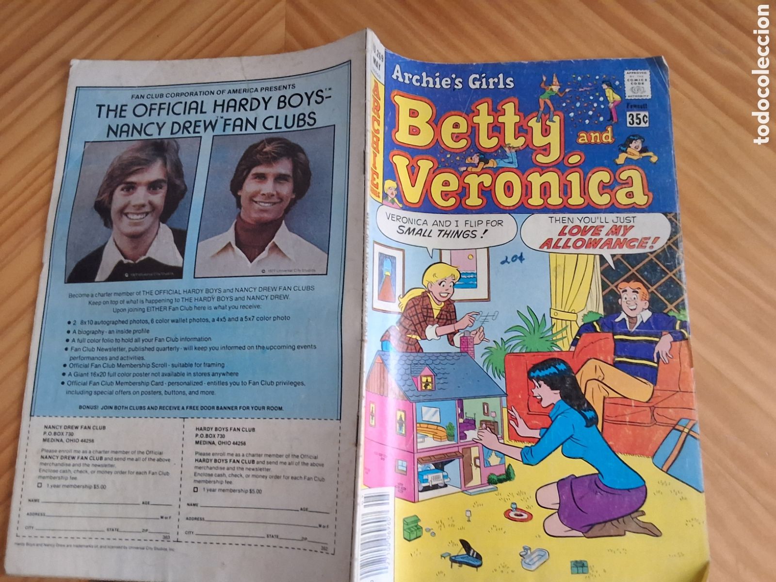 C&oacute;mics: Betty and Ver&oacute;nica Archie's girls comic americano a&ntilde;o 1978/5