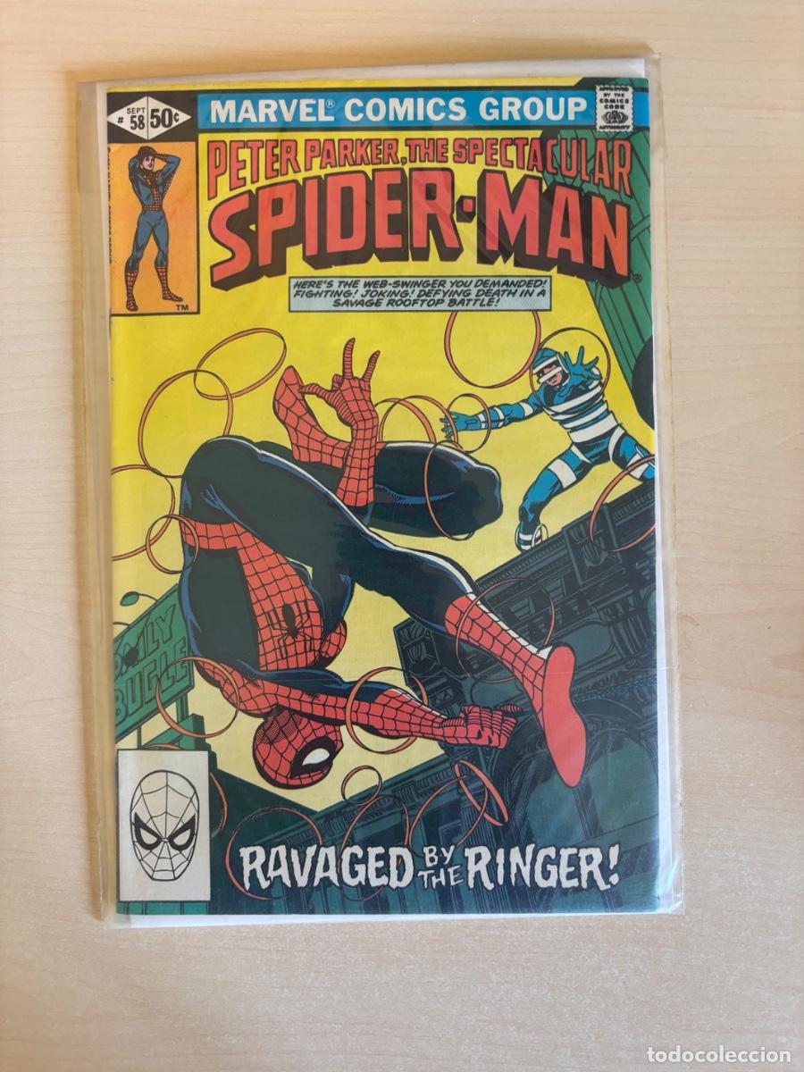 Comics: Peter Parker, The Spectacular Spider-Man #58 (Marvel Comics USA, septiembre 1981)