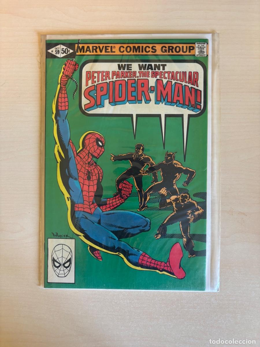 Comics: Peter Parker, The Spectacular Spider-Man #59 (Marvel Comics USA, octubre 1981)