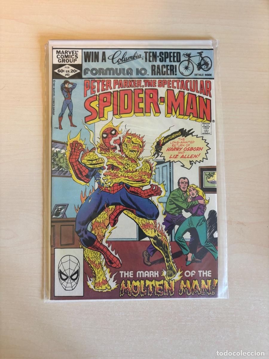 C&oacute;mics: Peter Parker, The Spectacular Spider-Man #63 (Marvel Comics USA, febrero 1982)