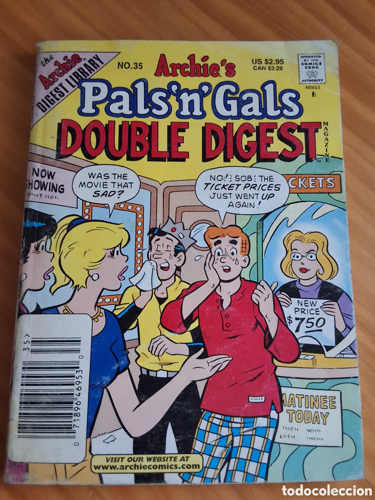 C&oacute;mics: Archie comic americano n&uacute;mero 35 a&ntilde;o 1998/9