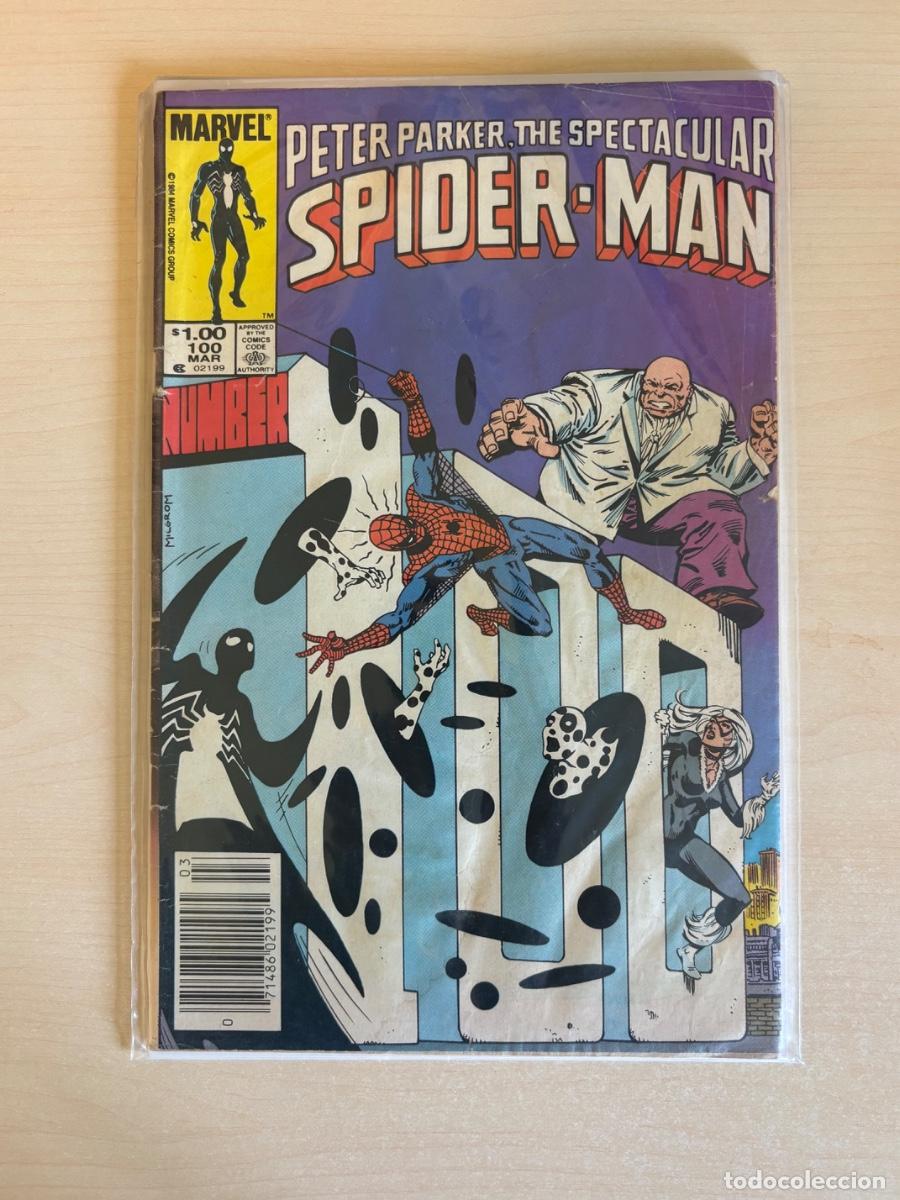 C&oacute;mics: Peter Parker, The Spectacular Spider-Man #100 (Marvel Comics USA, marzo 1985)