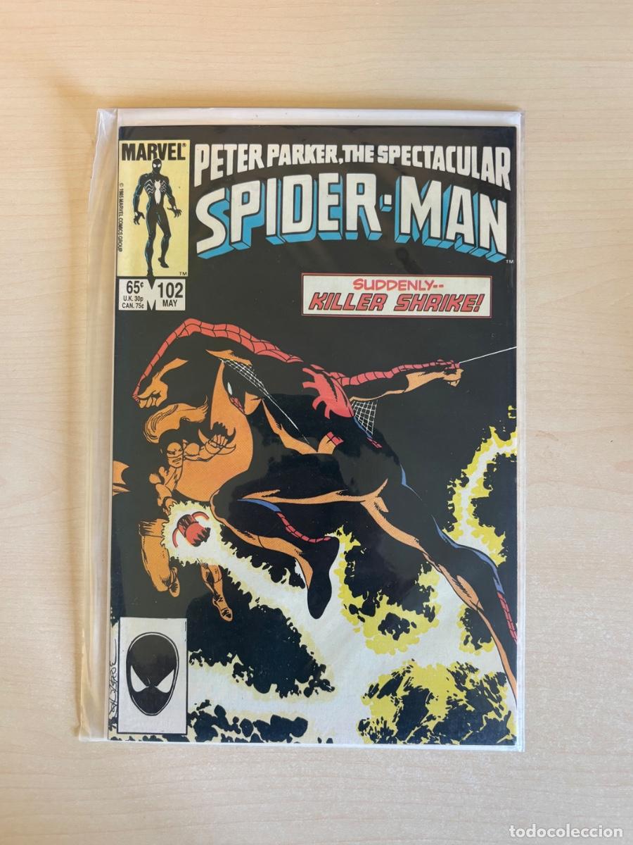 C&oacute;mics: Peter Parker, The Spectacular Spider-Man #102 (Marvel Comics USA, mayo 1985)