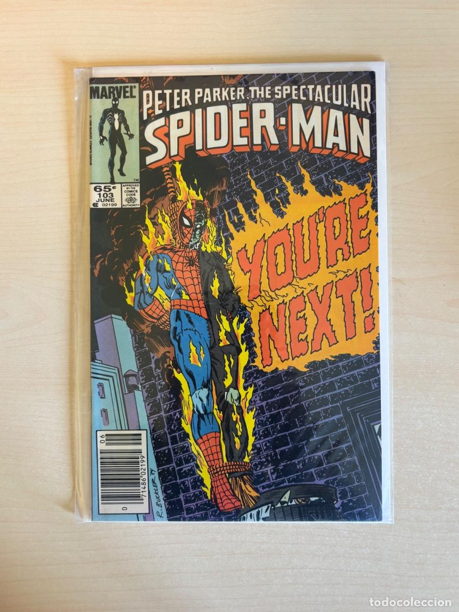 C&oacute;mics: Peter Parker, The Spectacular Spider-Man #103 (Marvel Comics USA, junio 1985)