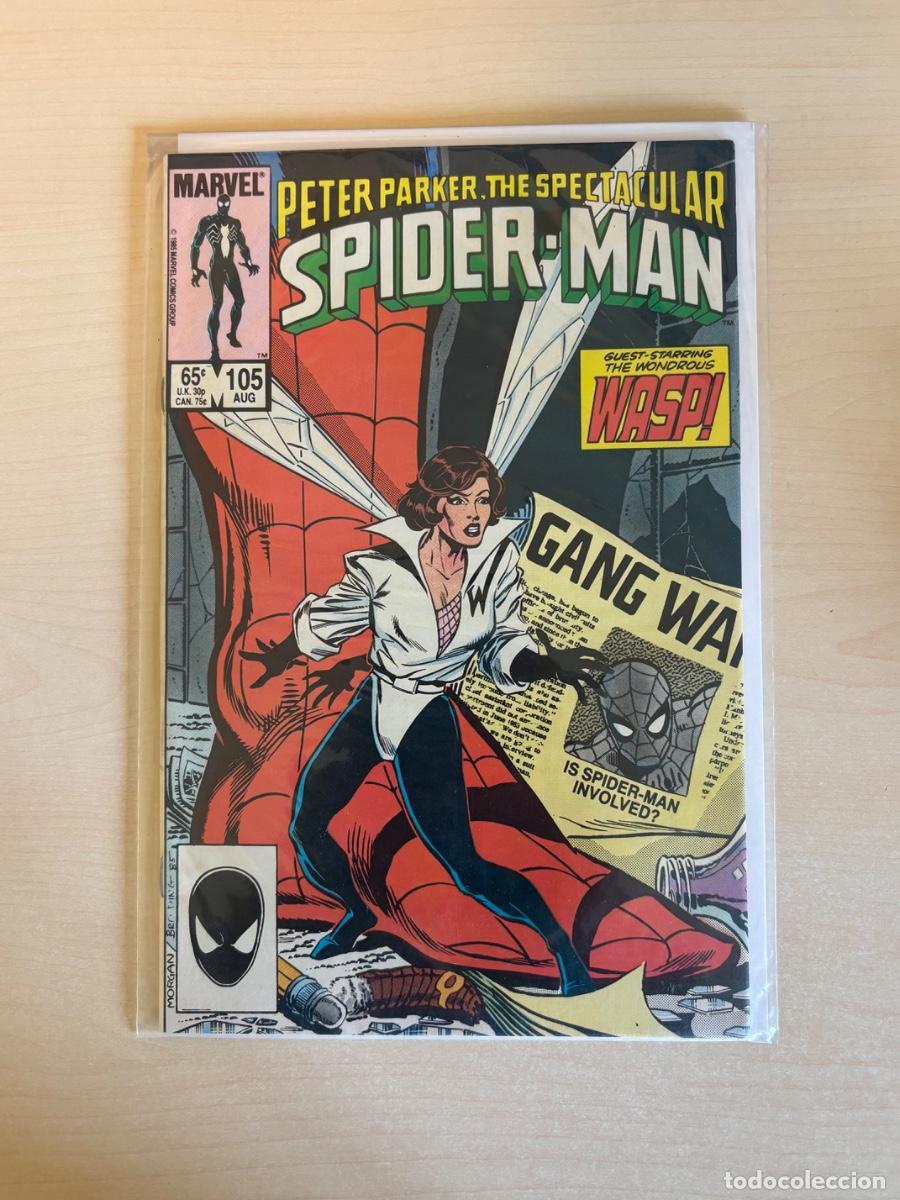 C&oacute;mics: Peter Parker, The Spectacular Spider-Man #105 (Marvel Comics USA, agosto 1985)