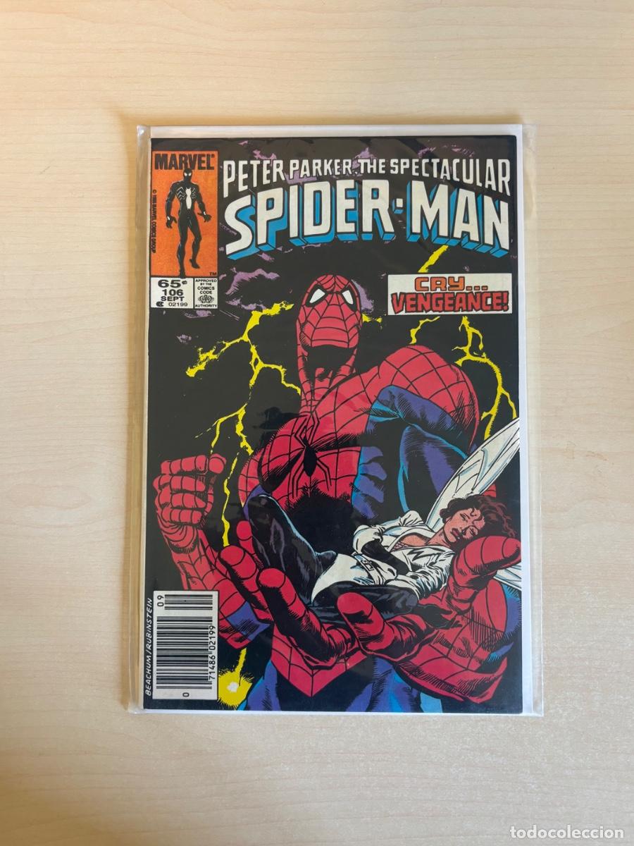 C&oacute;mics: Peter Parker, The Spectacular Spider-Man #106 (Marvel Comics USA, septiembre 1985)
