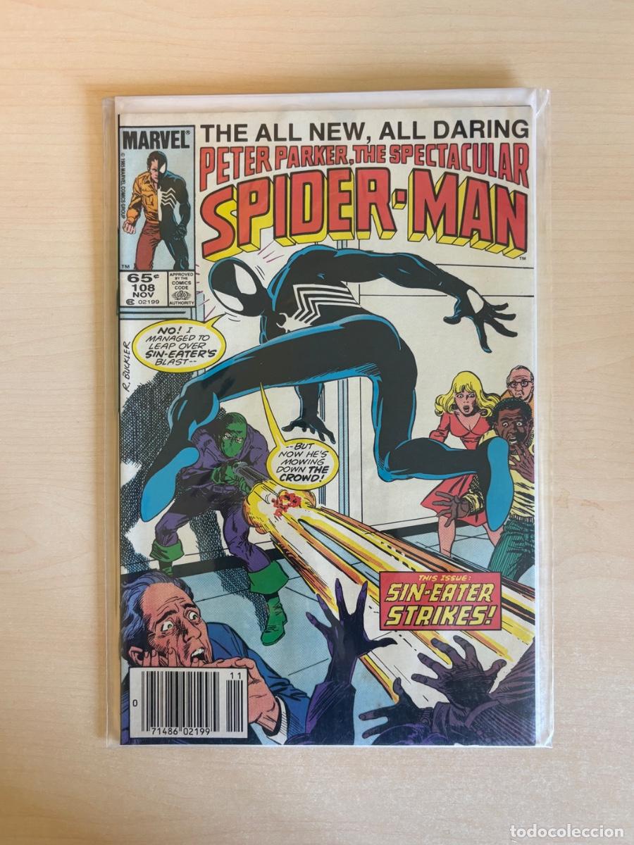 C&oacute;mics: Peter Parker, The Spectacular Spider-Man #108 (Marvel Comics USA, noviembre 1985)