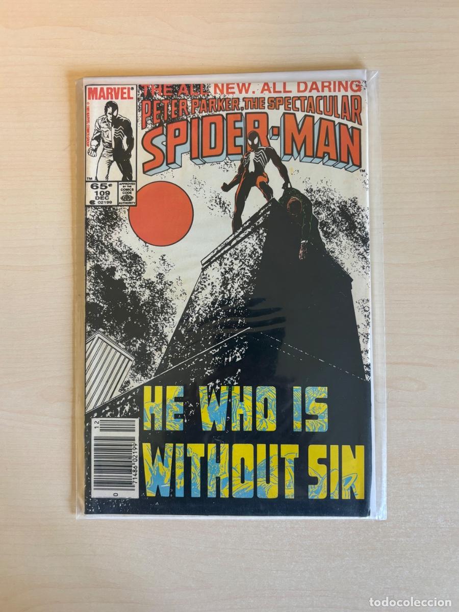 C&oacute;mics: Peter Parker, The Spectacular Spider-Man #109 (Marvel Comics USA, diciembre 1985)