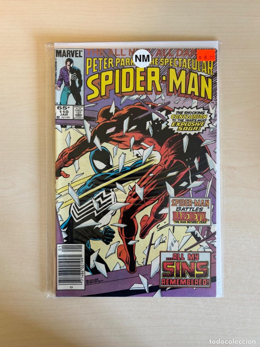 C&oacute;mics: Peter Parker, The Spectacular Spider-Man #110 (Marvel Comics USA, enero 1986)