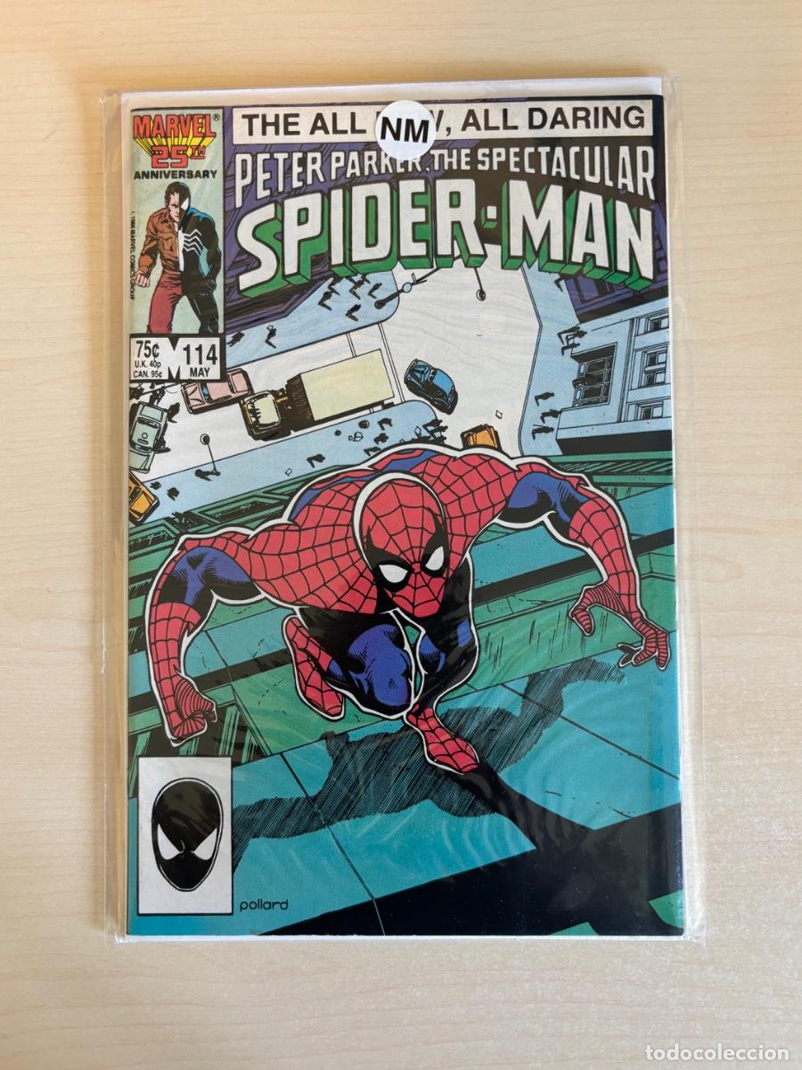 C&oacute;mics: Peter Parker, The Spectacular Spider-Man #114 (Marvel Comics USA, mayo 1986)