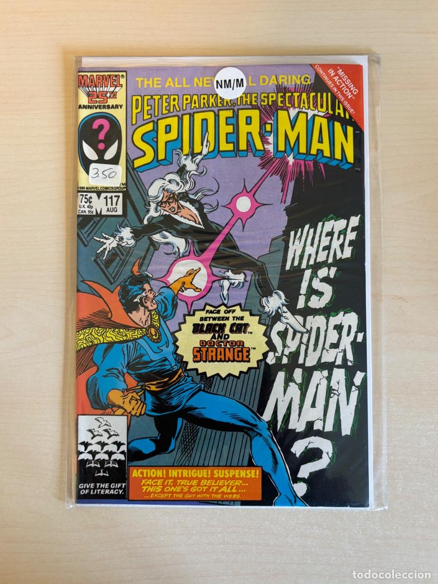 C&oacute;mics: Peter Parker, The Spectacular Spider-Man #117 (Marvel Comics USA, agosto 1986)