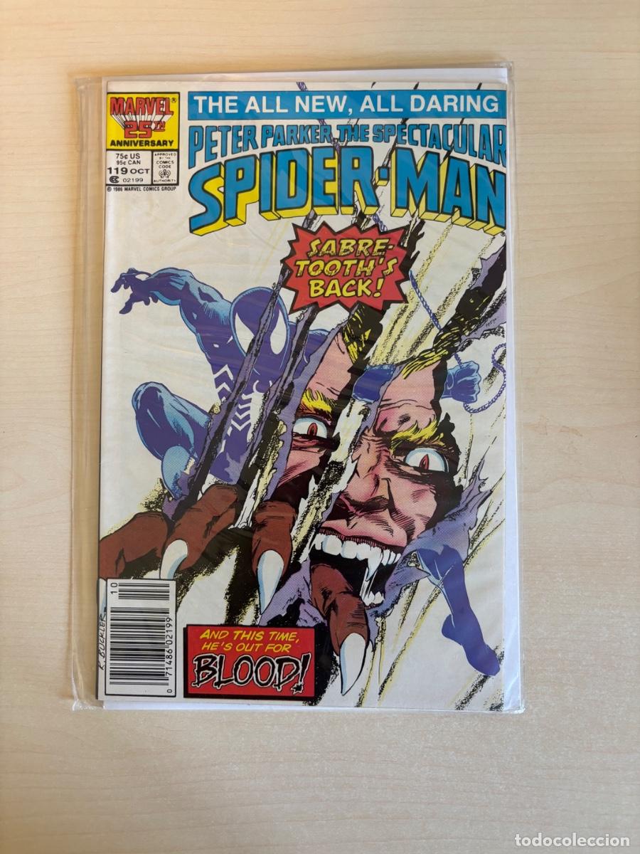 C&oacute;mics: Peter Parker, The Spectacular Spider-Man #119 (Marvel Comics USA, octubre 1986)