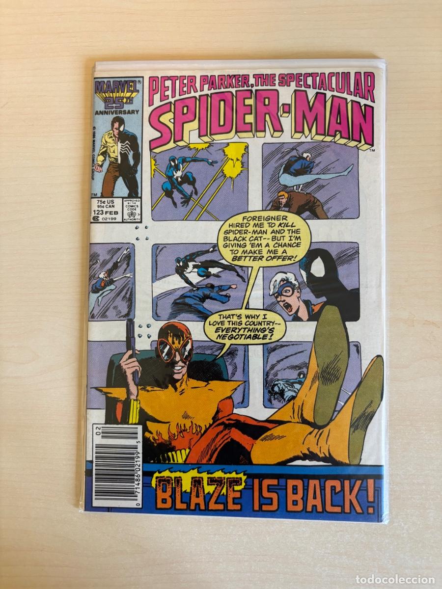 C&oacute;mics: Peter Parker, The Spectacular Spider-Man #123 (Marvel Comics USA, febrero 1987)