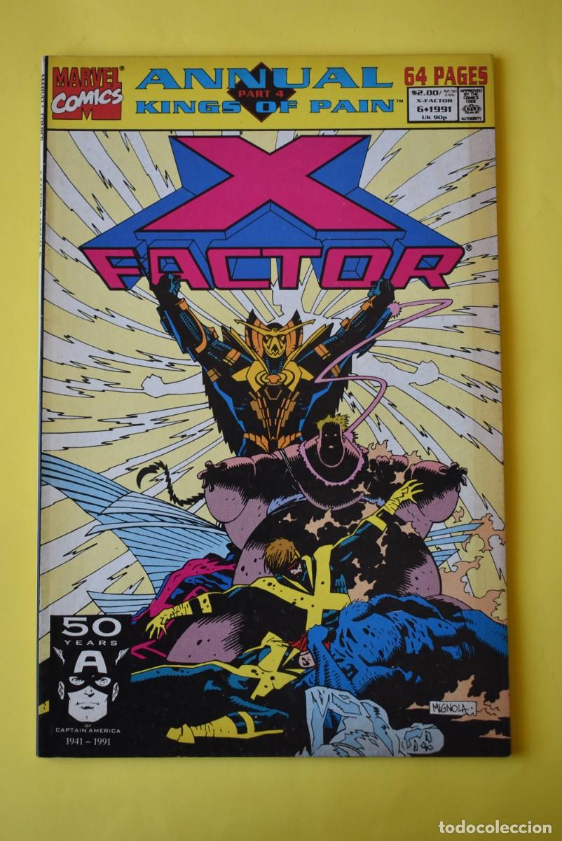 C&oacute;mics: Comic USA. Marvel. X Factor. Annual. King of Pain. Part 4. N. &ordm; 6. 1991. 64 P&aacute;ginas. Idioma Ingl&eacute;s