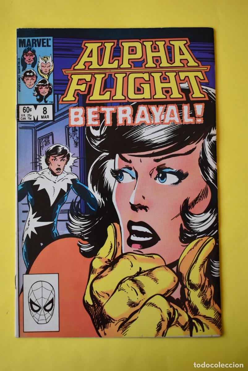 C&oacute;mics: Comic USA. Marvel Comics. Alpha Flight. Betrayal!. N. &ordm; 8. 1984. Idioma Ingl&eacute;s
