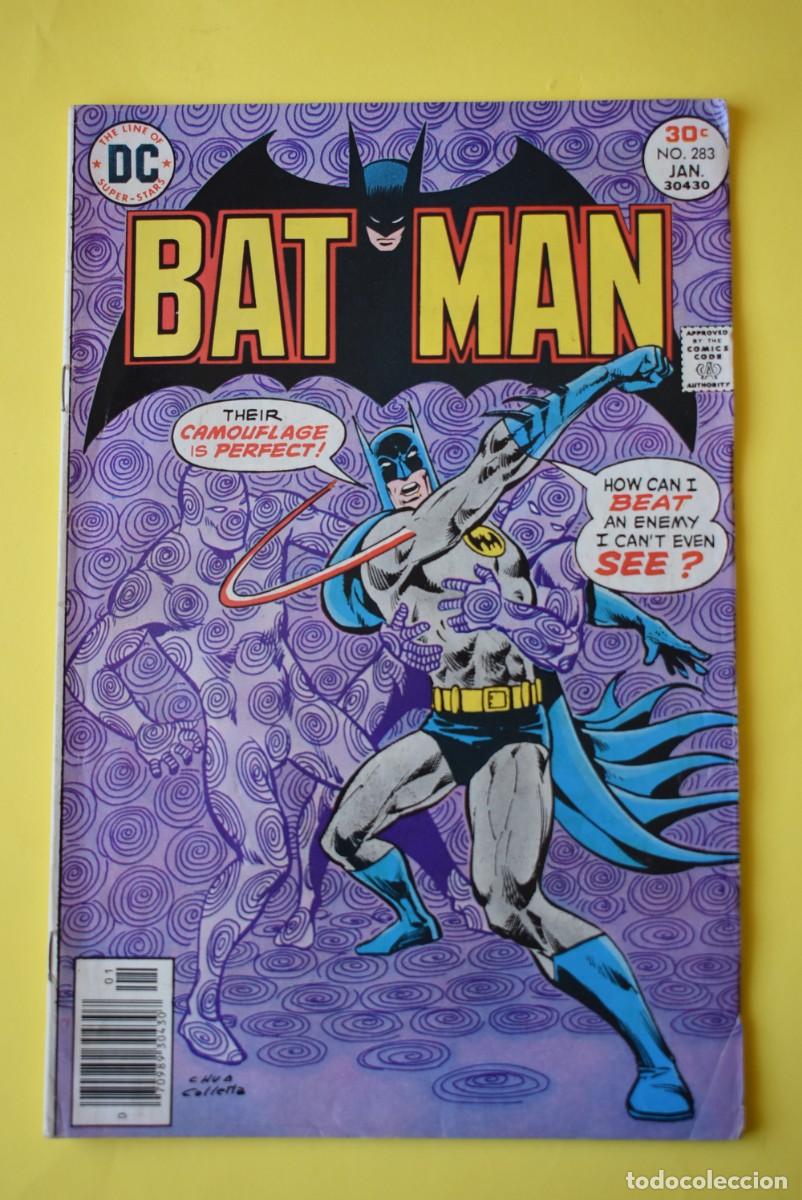 C&oacute;mics: Comic Batman. DC Comics. Batman. N. &ordm; 283. 1977. DC. Idioma Ingl&eacute;s.