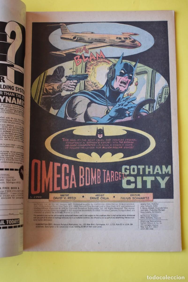 C&oacute;mics: Comic Batman. DC Comics. Batman. N. &ordm; 283. 1977. DC. Idioma Ingl&eacute;s. - Foto 5