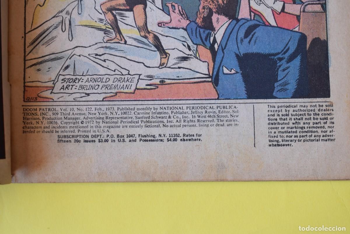 C&oacute;mics: Comic. DC Comics. Doom Patrol. N. &ordm; 122. 1973. DC. Idioma Ingl&eacute;s. - Foto 6
