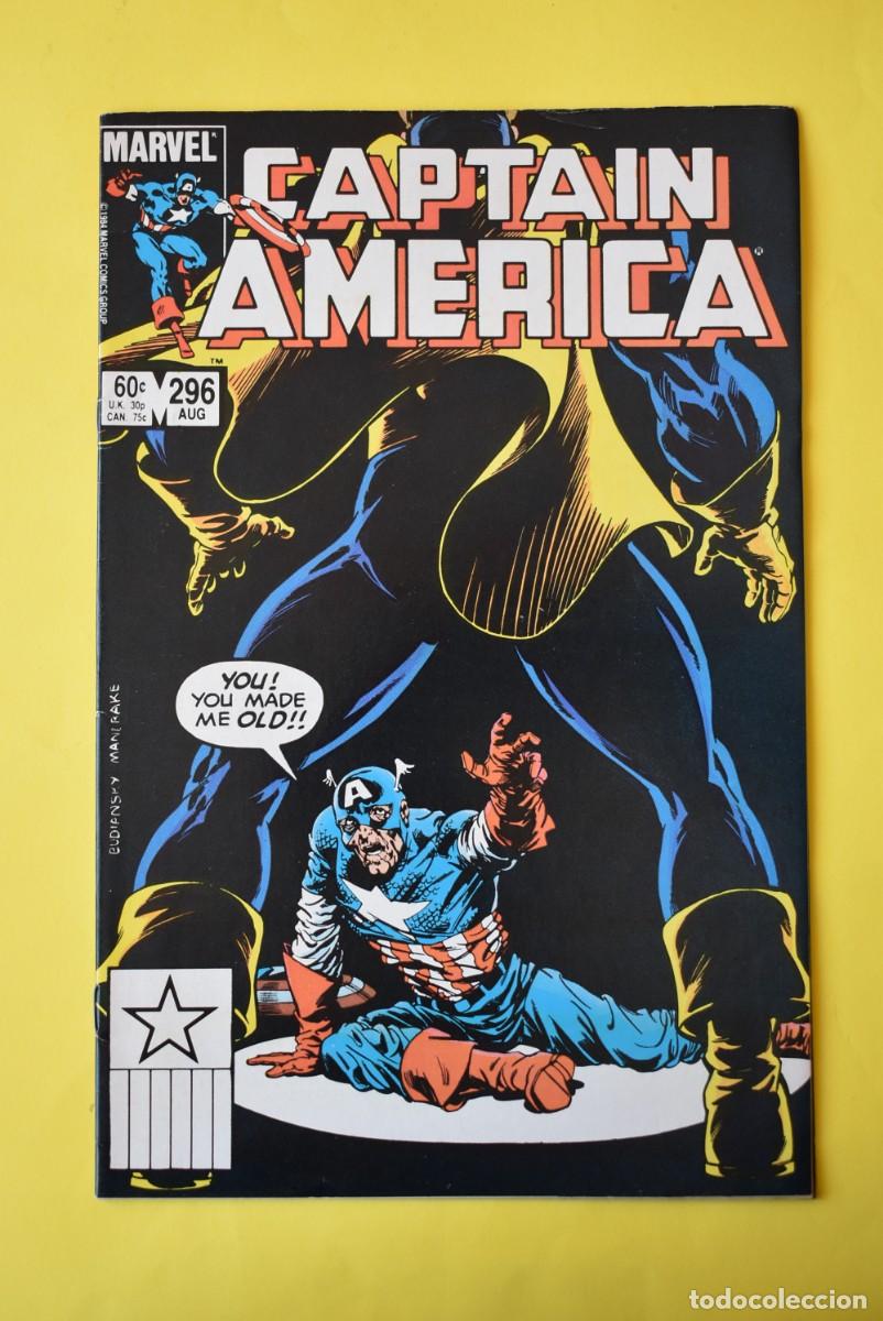 C&oacute;mics: Comic USA. Captain Am&eacute;rica. N.&ordm; 296. 1984. Marvel Comics. Idioma Ingl&eacute;s.