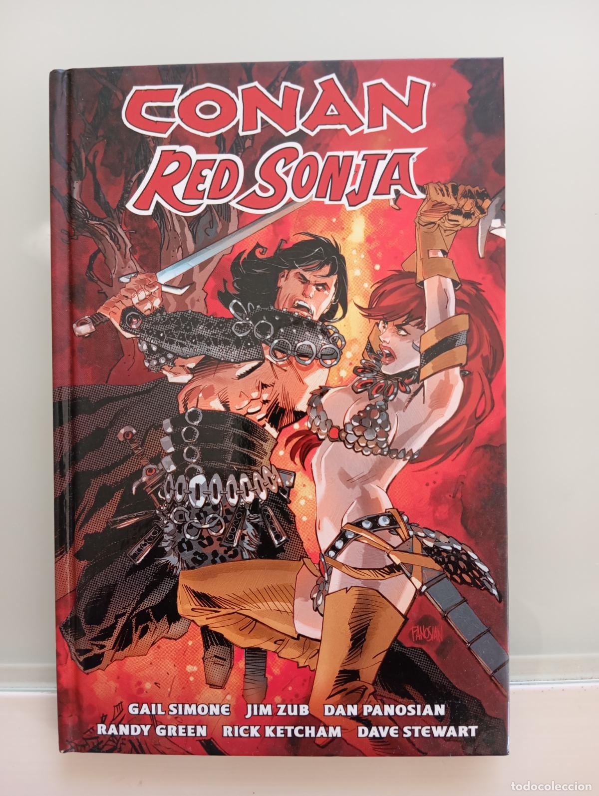 C&oacute;mics: Conan Red Sonja Hardcover DARK HORSE DYNAMITE Gail Simone y Jim Zubkavitch ORIGINAL USA