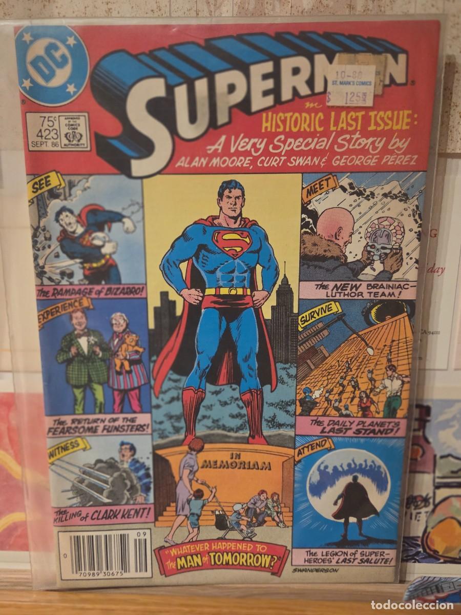 C&oacute;mics: SUPERMAN 423 USA DC COMICS SEPTIEMBRE 1986 LAST ISSUE