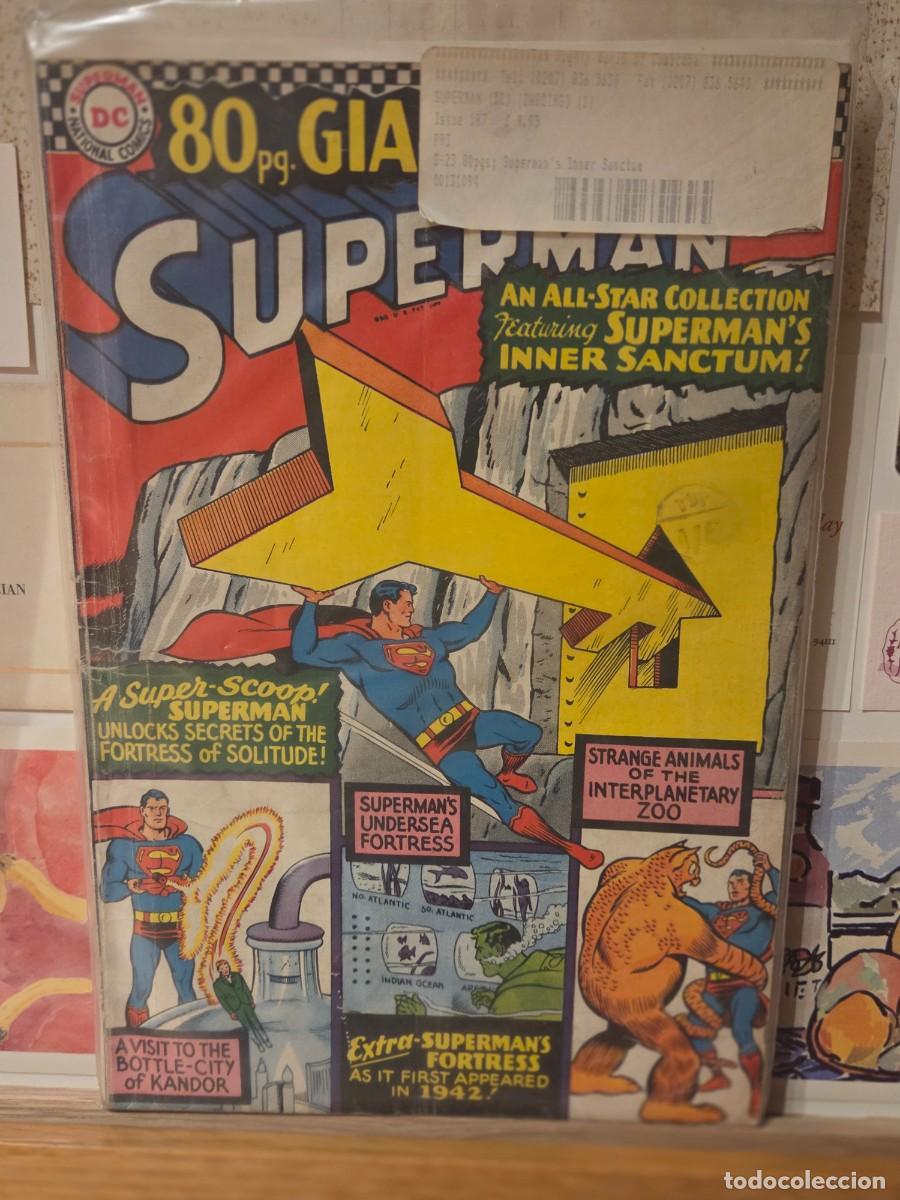 C&oacute;mics: SUPERMAN 187 USA DC COMICS GIANT JUNIO 1966