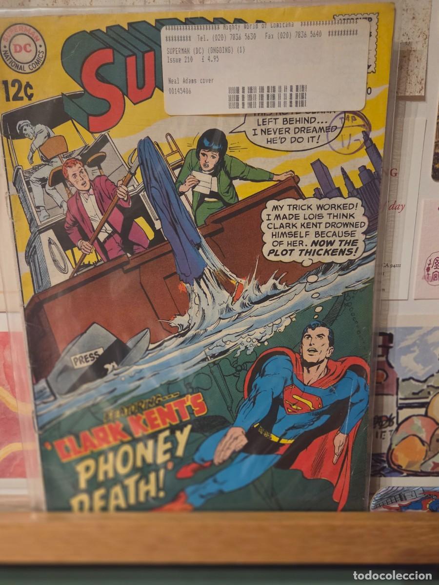 C&oacute;mics: SUPERMAN 210 USA DC COMICS OCTUBRE 1968