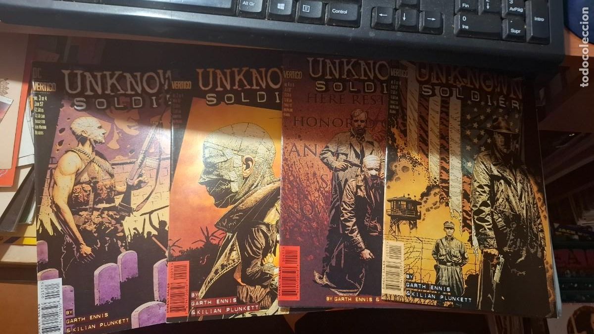 Comics : Unknow soldier. num. 1 - 2- 3 - 4 . completa