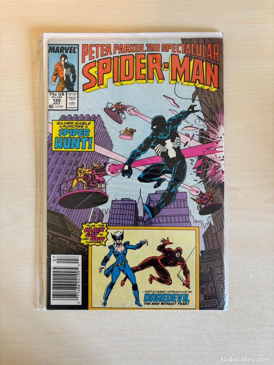 C&oacute;mics: Peter Parker, The Spectacular Spider-Man #128 (Marvel Comics USA, julio 1987)