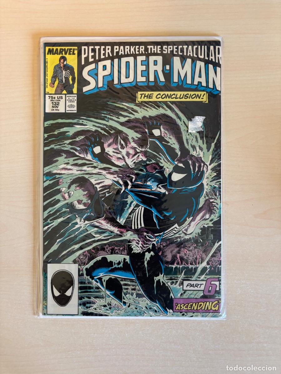 C&oacute;mics: Peter Parker, The Spectacular Spider-Man #132 (Marvel Comics USA, noviembre 1987)