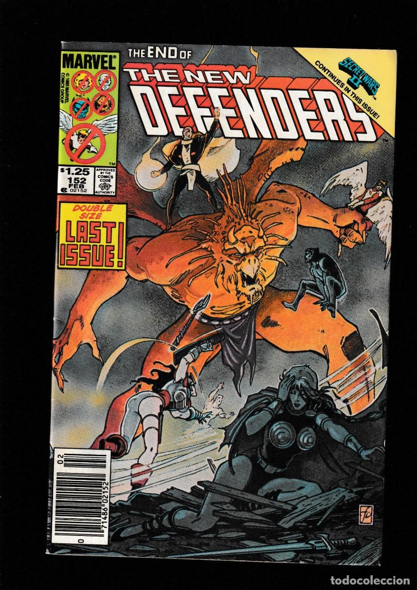 C&oacute;mics: DEFENDERS 152 NEW - MARVEL 1986 VFN GIANT SIZE / SECRET WARS II / ULTIMO NUMERO