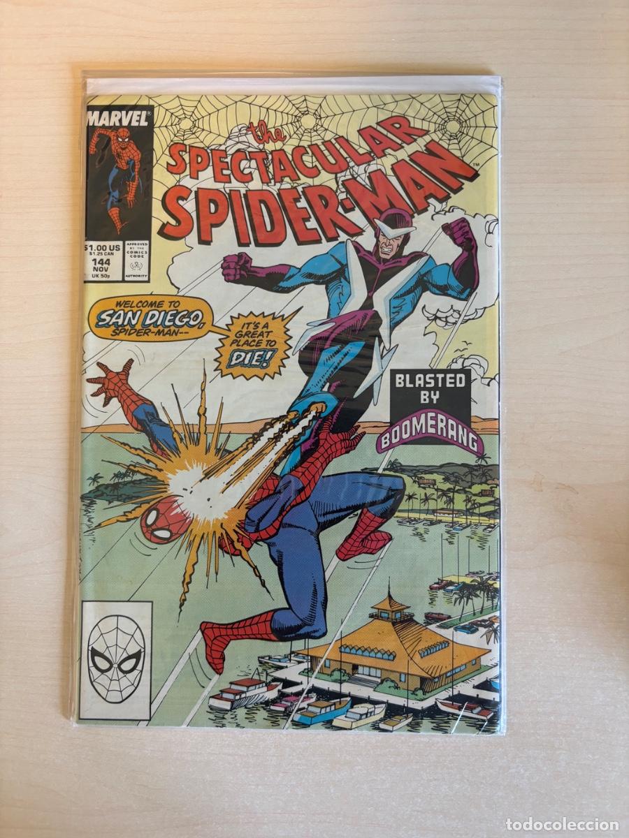 C&oacute;mics: The Spectacular Spider-Man #144 (Marvel Comics USA, noviembre 1988)