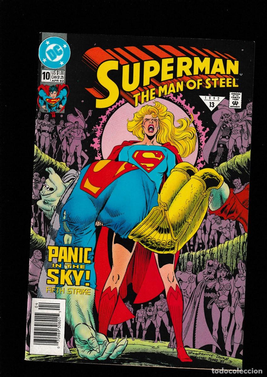C&oacute;mics: SUPERMAN MAN OF STEEL 10 - DC 1992 VFN/NM / SUPERGIRL / PANIC IN THE SKY