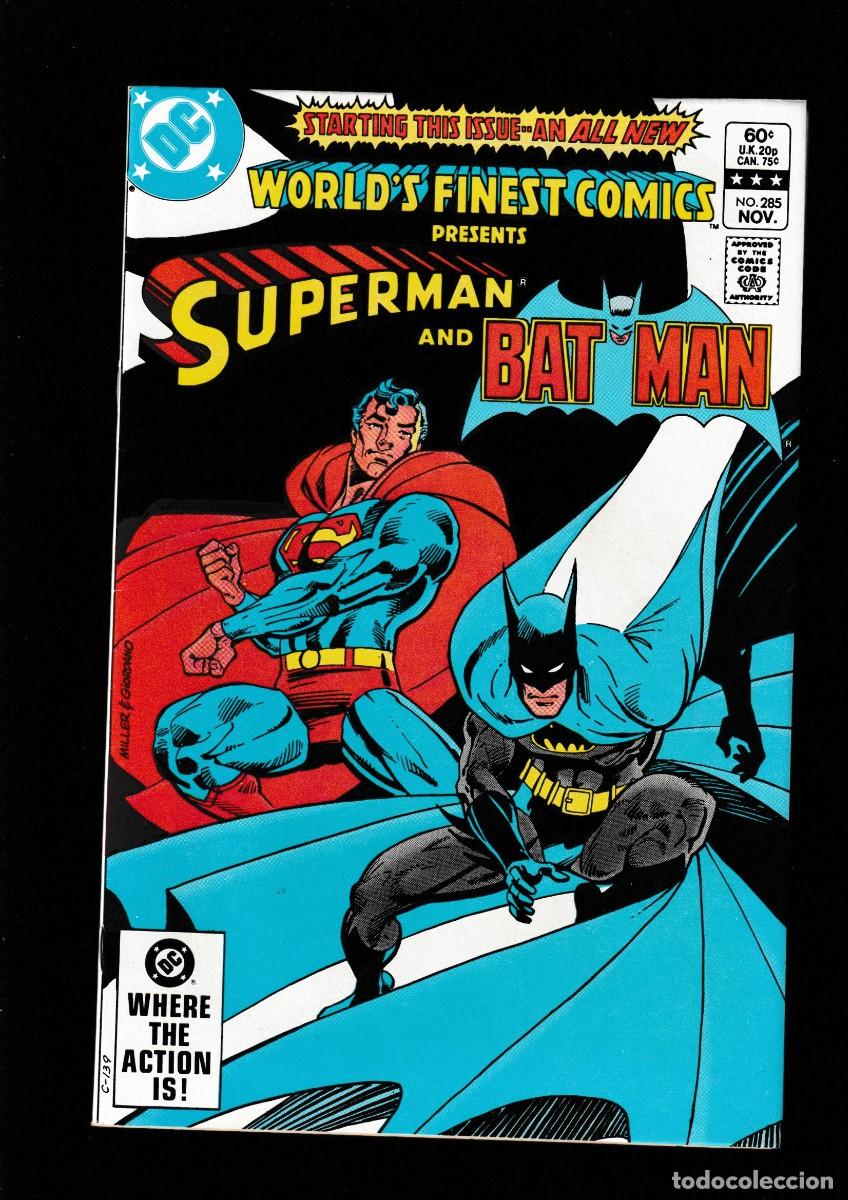 C&oacute;mics: WORLD'S FINEST 285 - DC 1982 VFN/NM / SUPERMAN BATMAN & ZATANNA / PORTADA DE FRANK MILLER