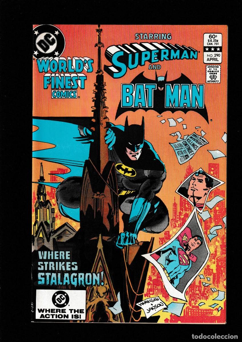 C&oacute;mics: WORLD'S FINEST 290 - DC 1983 VFN/NM / SUPERMAN & BATMAN