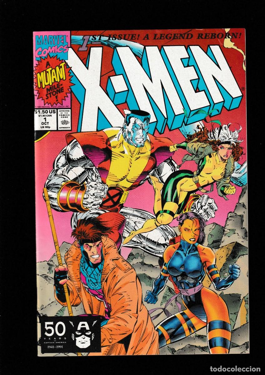 C&oacute;mics: X-MEN 1 - MARVEL 1991 VFN ROGUE GAMBIT PSYLOCKE COVER / CHRIS CLAREMONT & JIM LEE